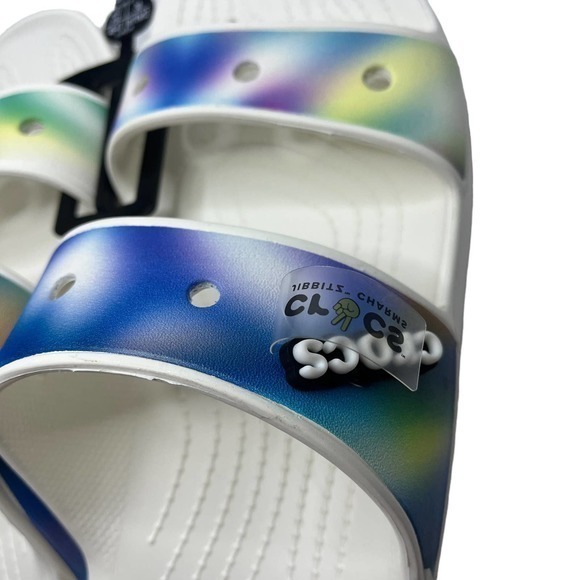 Crocs Classic‎ Solarized Two Strap Sandals Men's Size 12 NWT  Multicolor - Picture 2 of 5